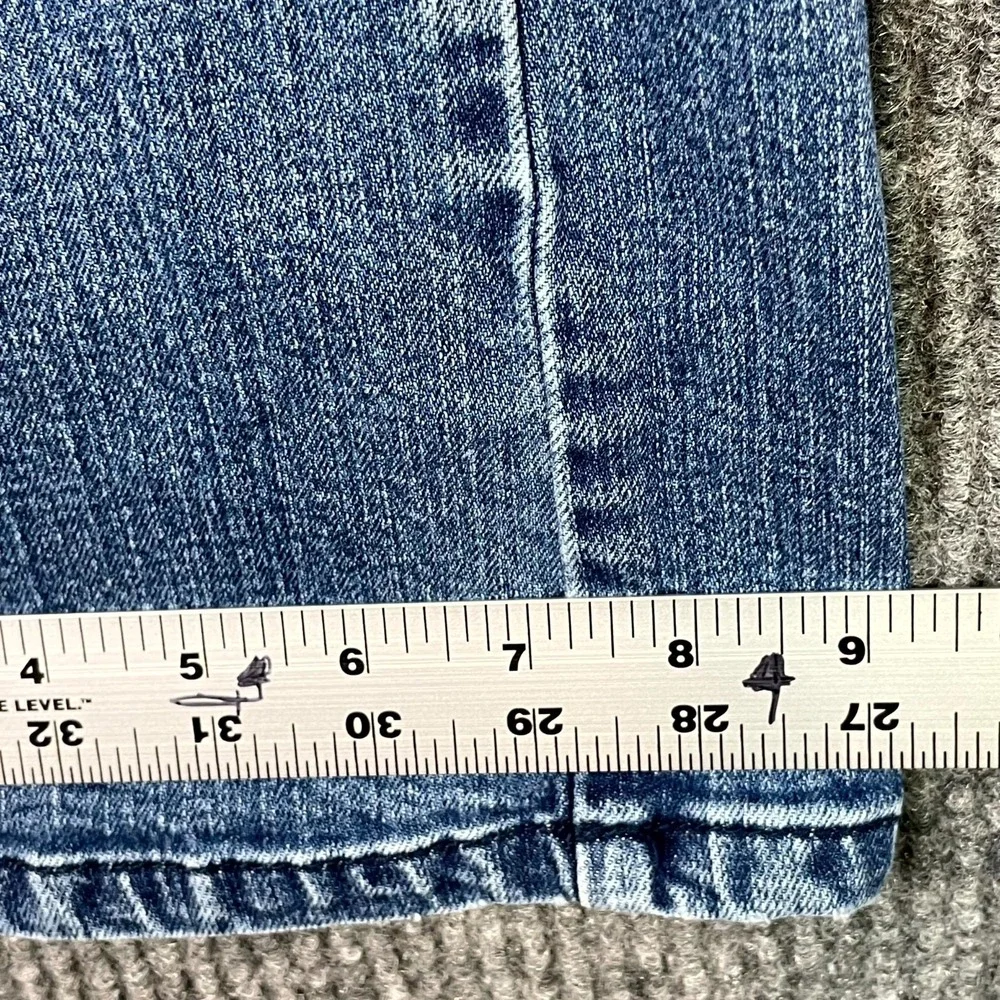 Live A Little Jeans Womens 8 Blue Stretch Straight Leg Denim Travel Casual Surf